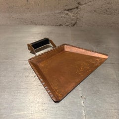 Antique Copper Tray Crafted by Sternauware New York Silent Butler