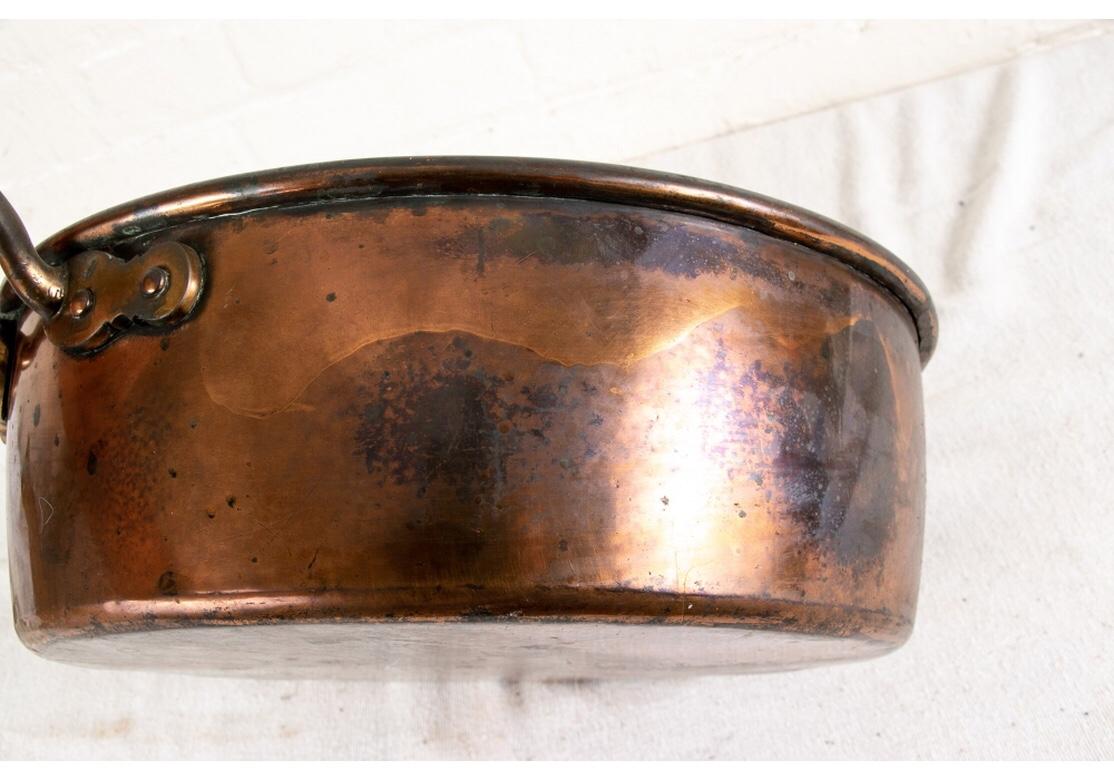 19th Century Antique Copper Two-Handled Pot