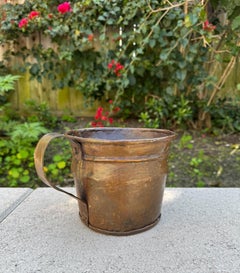 Antique Copper Vessel w/ Large Handle, 19th Century
