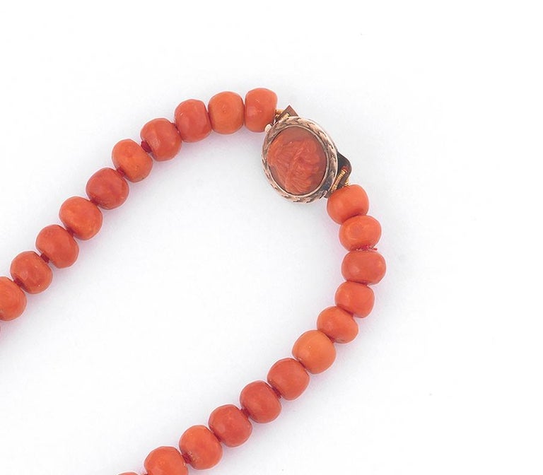 Antique Coral Bead Necklace at 1stDibs antique coral beads, antique