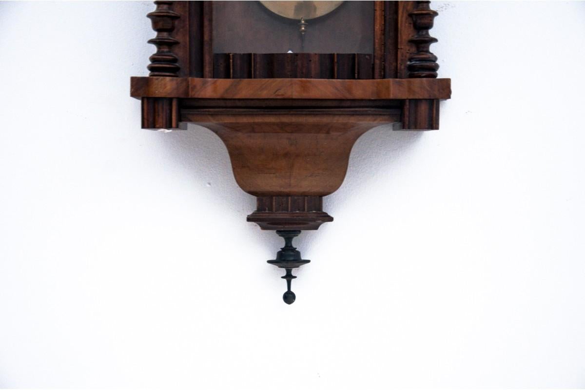 Antique Cord Wall Clock, Western Europe, circa 1890 3
