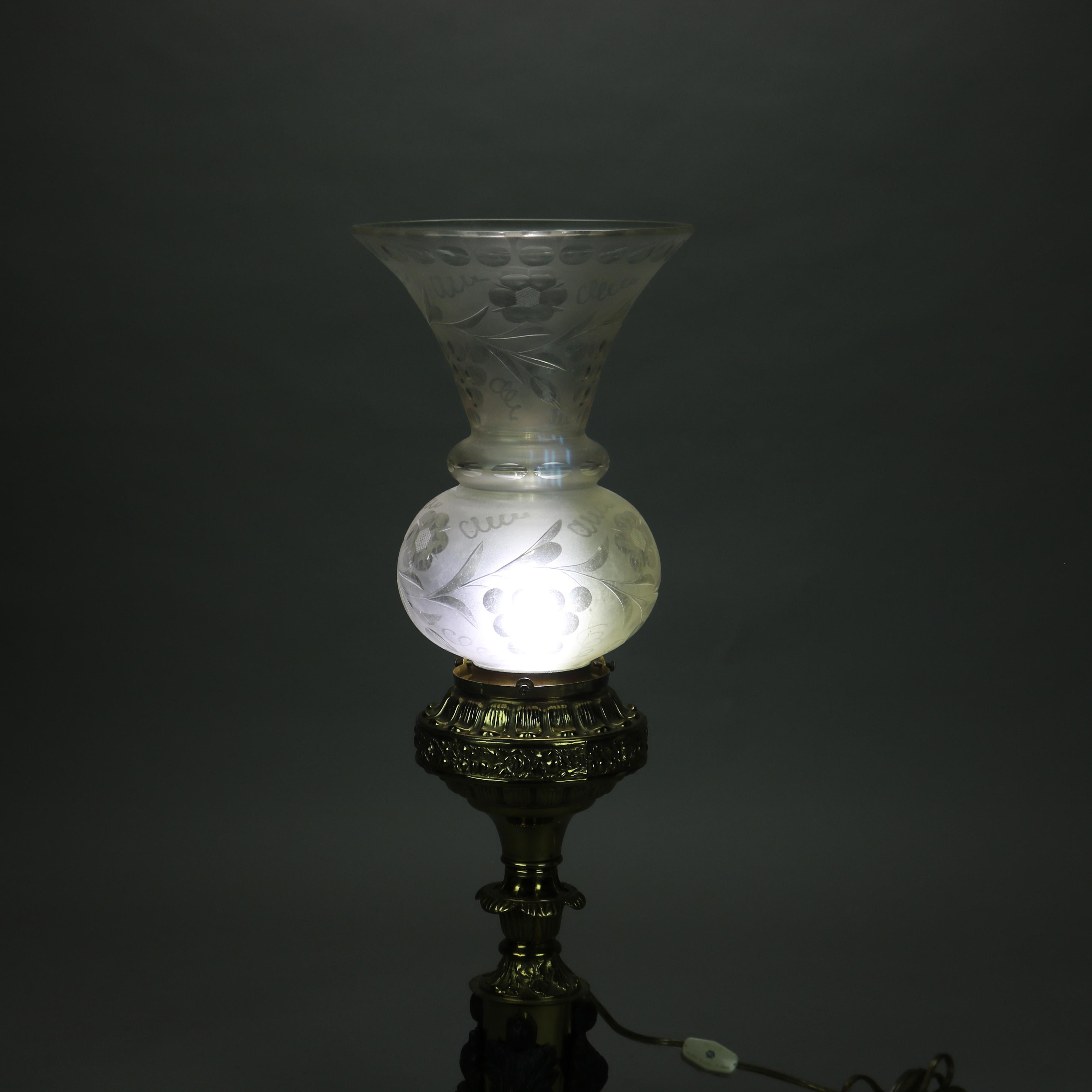 Antique Cornelius School Sinumbra Argand Figural Bronze Solar Lamp with Dolphins In Good Condition In Big Flats, NY
