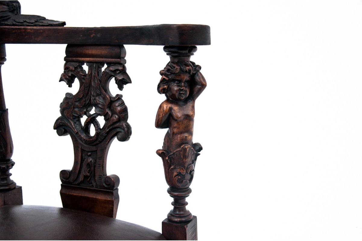 Sillón esquinero antiguo, Europa occidental, hacia 1900. principios del siglo XX en venta