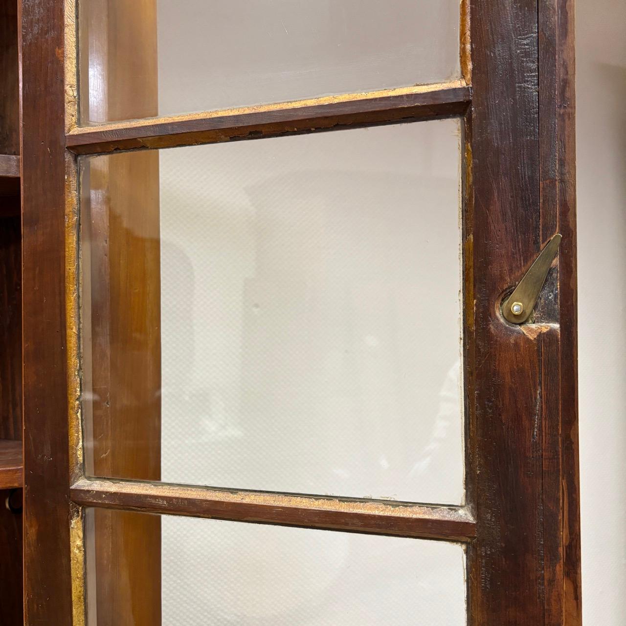 Antiker Eckschrank  Biedermeier um 1820  Schrank aus Kirschholz 10