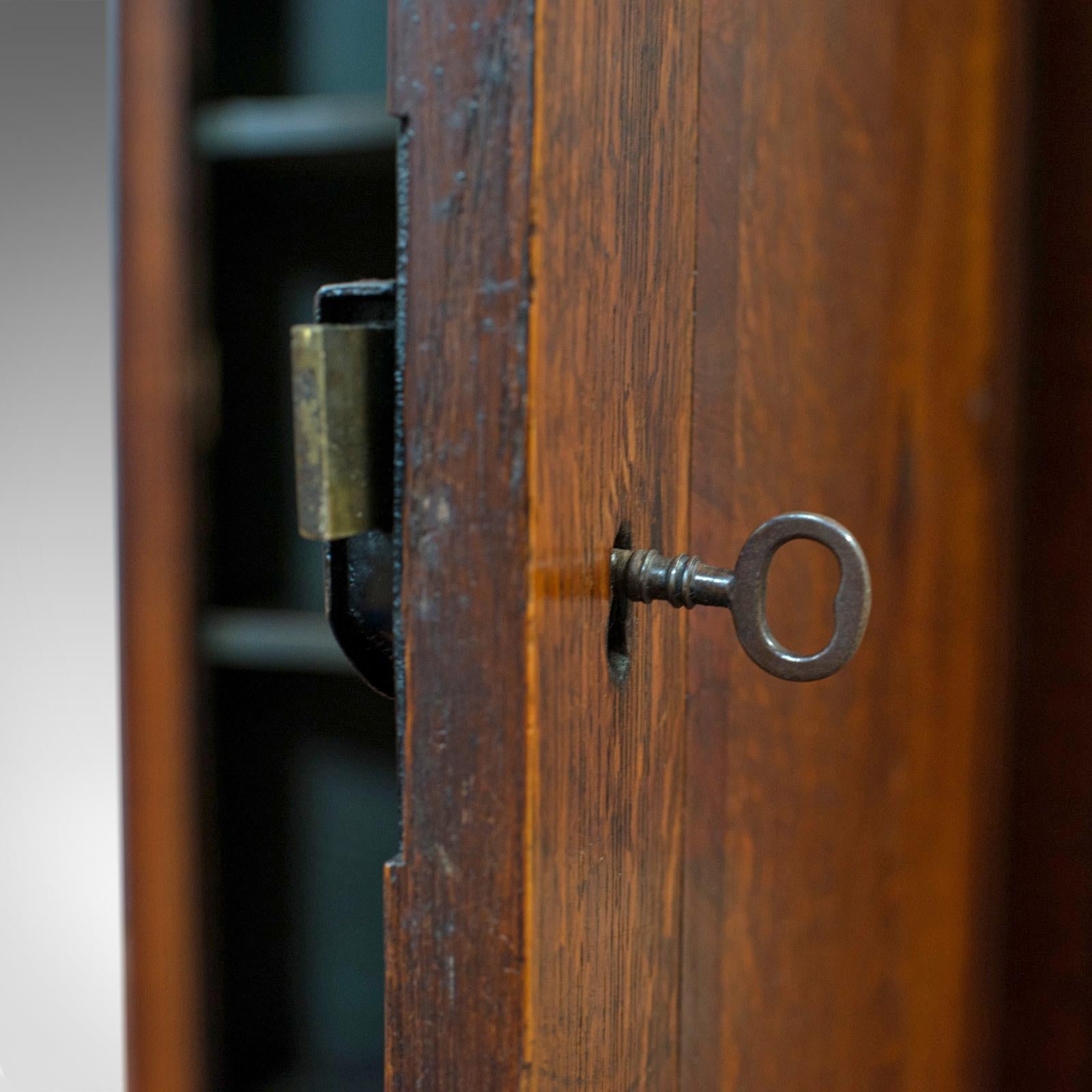 Corner Cabinet, English, Georgian, Oak, Hanging, Wall Cupboard, circa 1780 For Sale 1