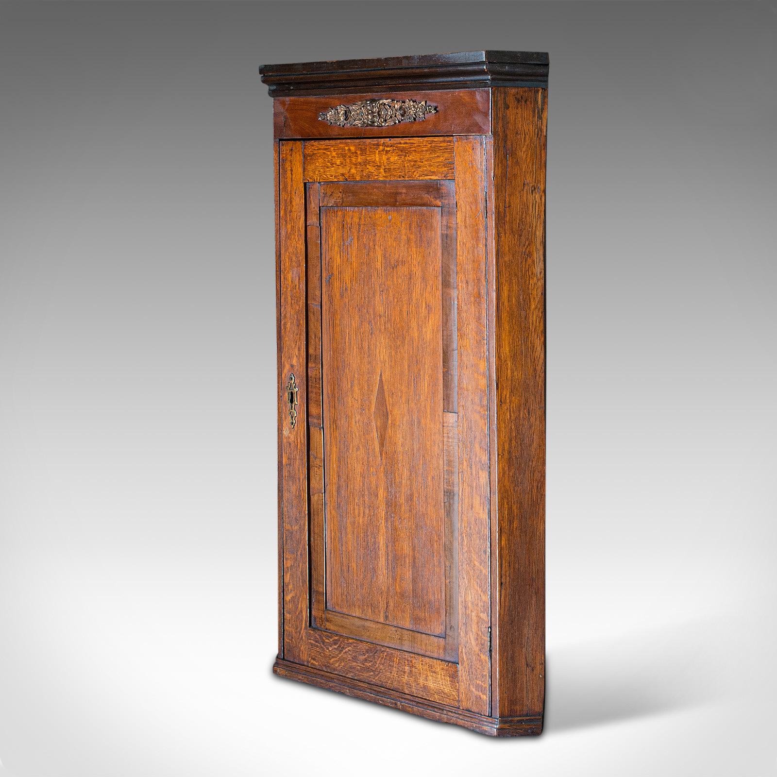 georgian corner cabinet