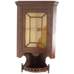 Mahogany Two-door Bow Front China Curio Display Cabinet at 1stDibs