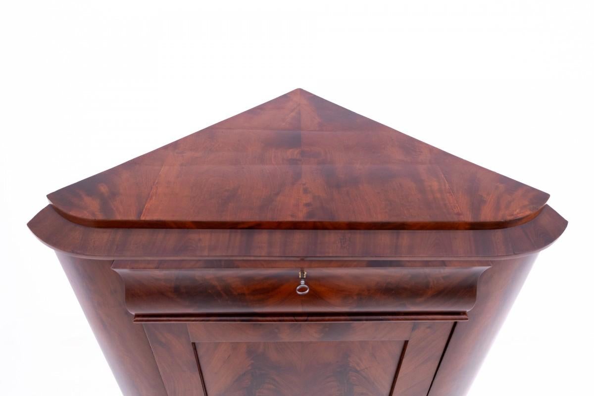 Fin du XIXe siècle Commode d'angle ancienne, Europe du Nord, vers 1880 en vente