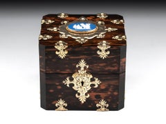 Antique Coromandel and Brass Perfume Box
