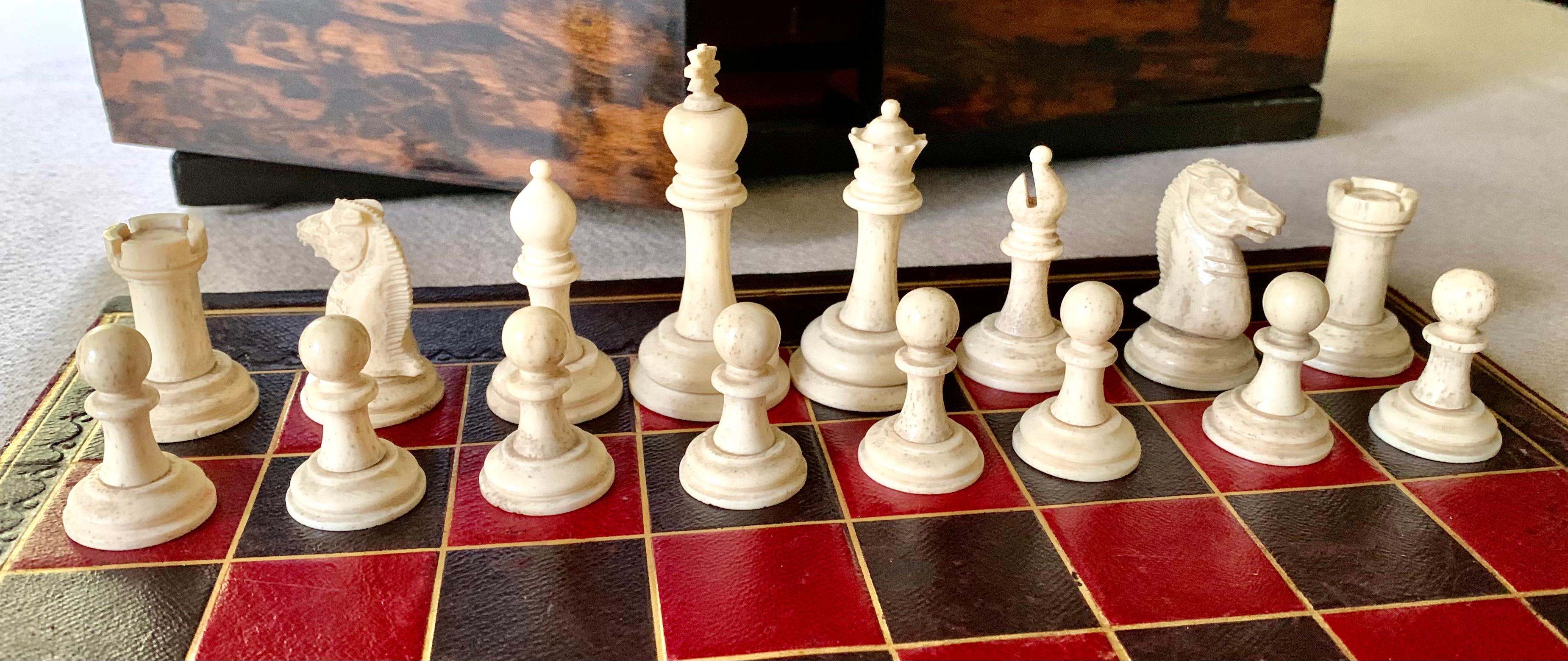 Antique Coromandel Game Box, Hand Carved Chess, Backgammon, Checkers, Horse Race For Sale 1