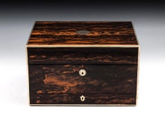 Antique Coromandel Jewelry Box by Halstaff London