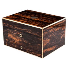 Antique Coromandel Jewelry Box by Halstaff London