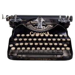 Antique Corona Four Portable Typewriter C.1926