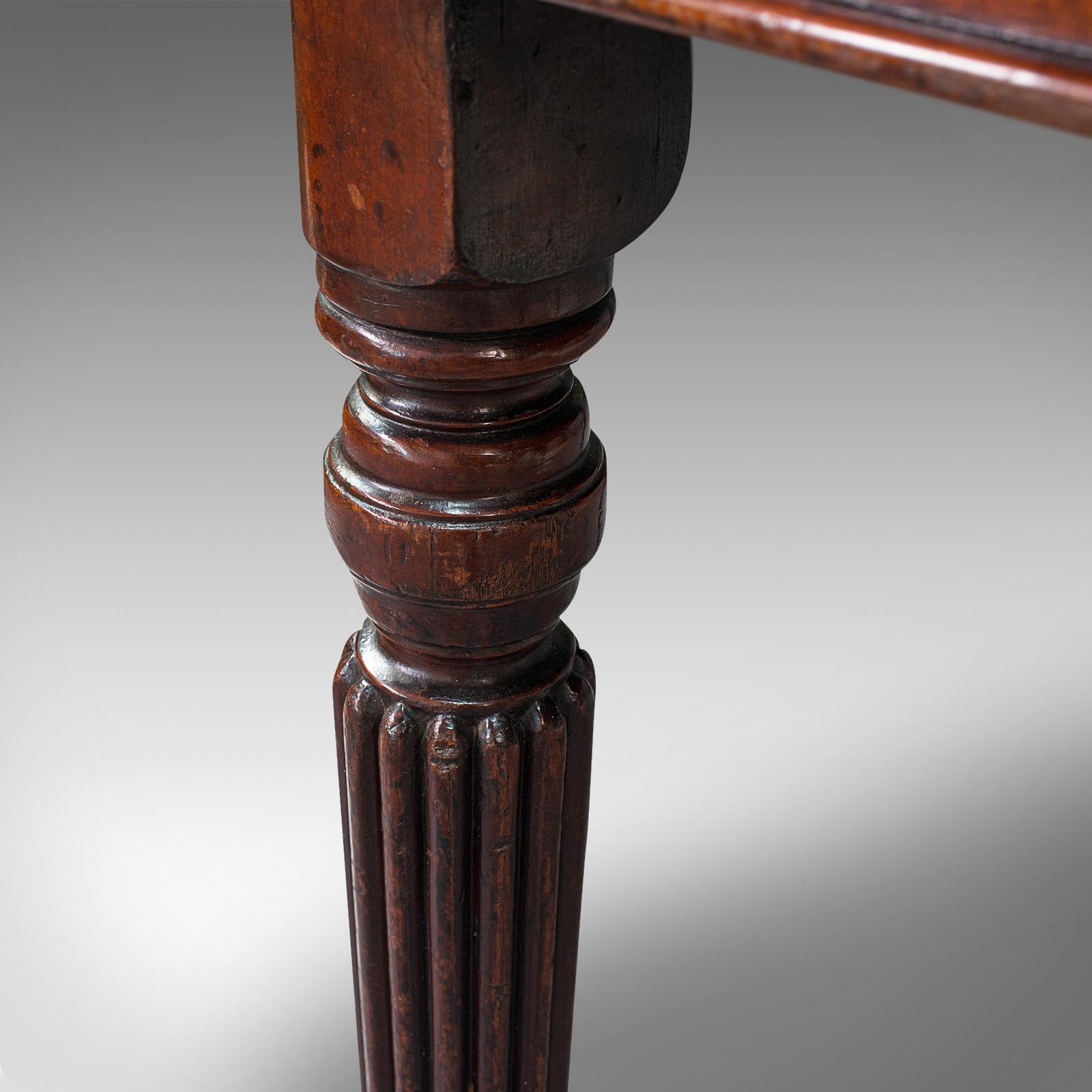 Antique Correspondence Desk, English, Mahogany, Writing Table, Regency, C.1820 7