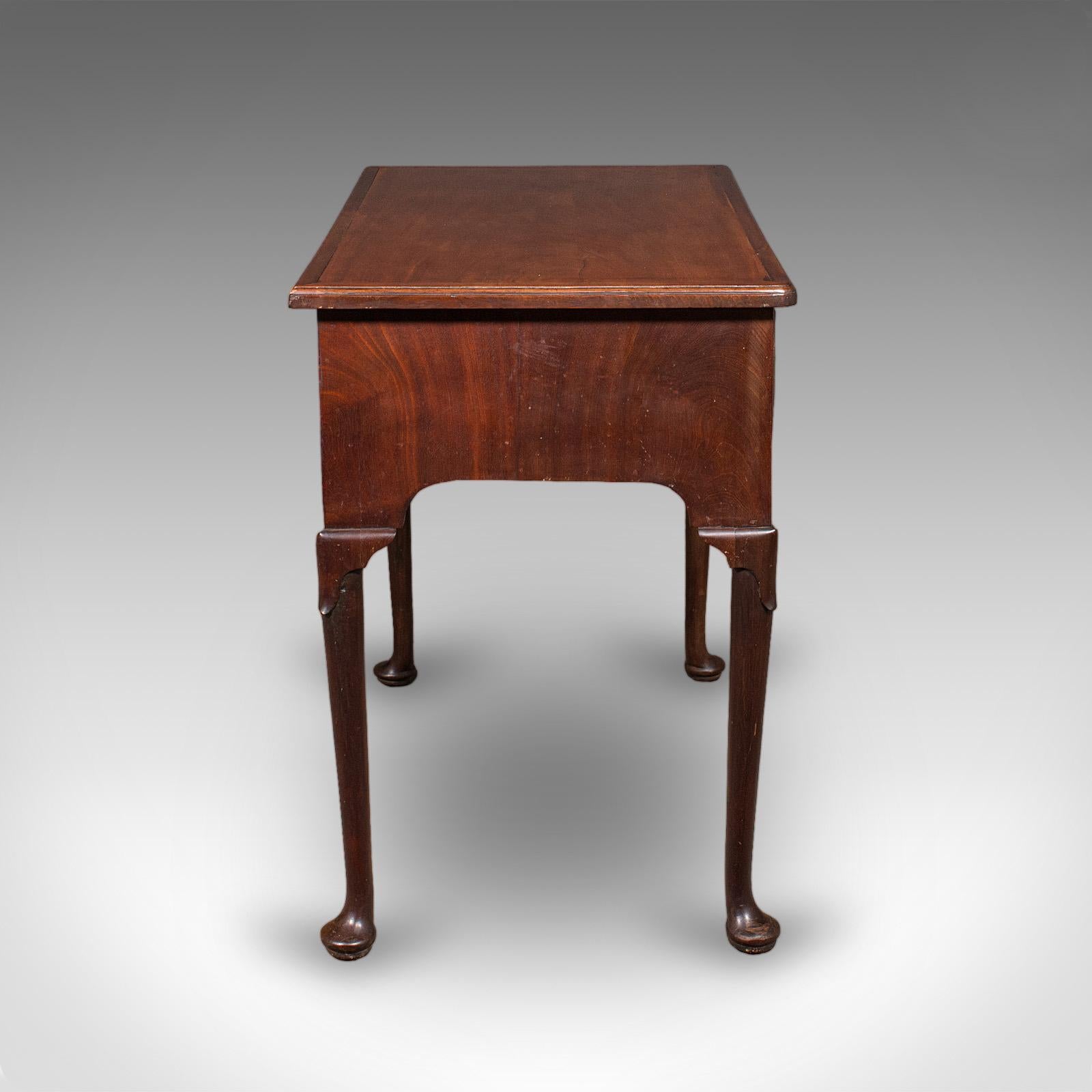 Antique Correspondence Table, English, Lowboy, Writing Desk, Georgian, C.1780 In Good Condition For Sale In Hele, Devon, GB