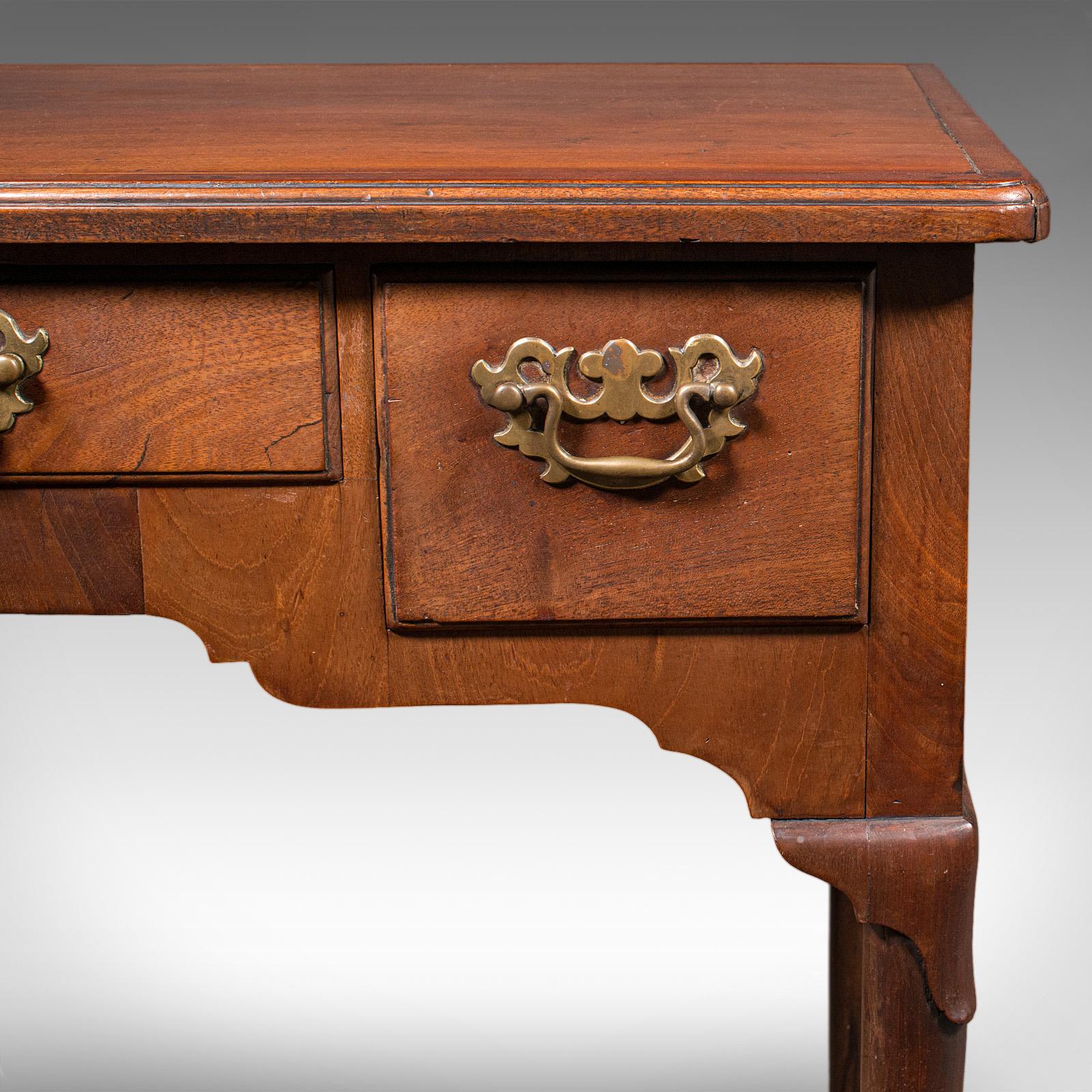 Antique Correspondence Table, English, Lowboy, Writing Desk, Georgian, C.1780 For Sale 3