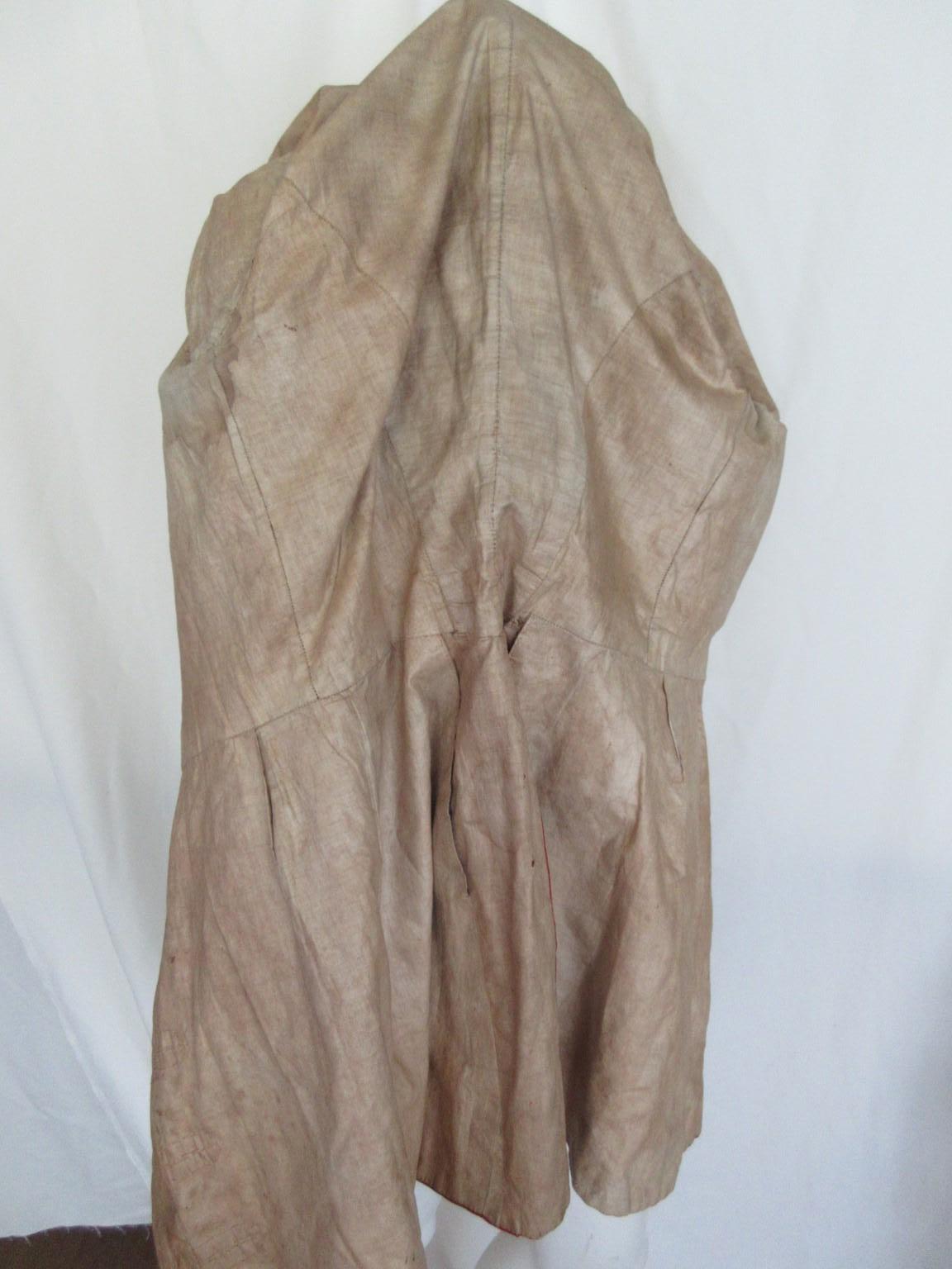Antique Costume Napoleon Style Gold Red Coat For Sale 4