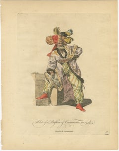 Antique Costume Print – Bashaw of Caramania, Ottoman Figure, 1749