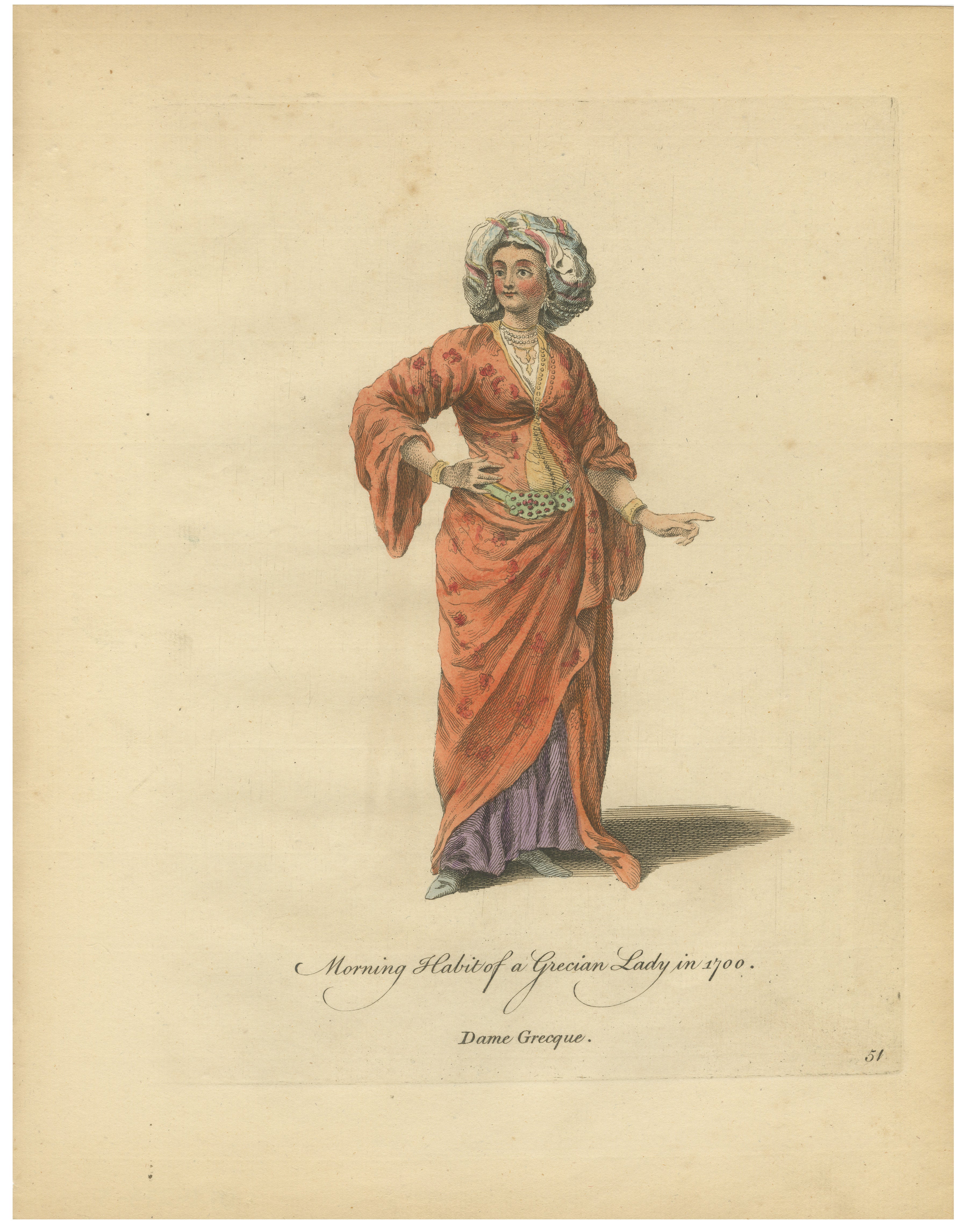 Robe gréco-montagnarde de Jefferys, 1749
