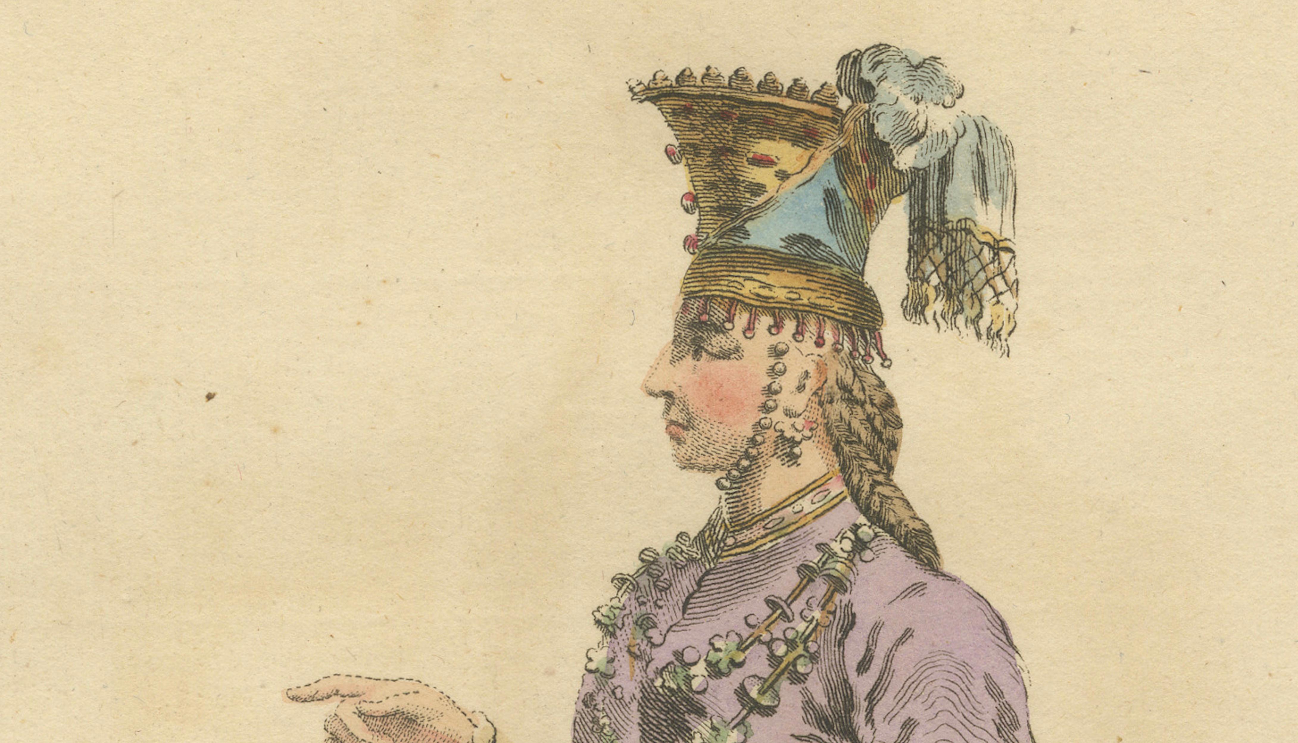 Antique Costume Print Lady of Macedonia Traditional Dress Jefferys, 1749