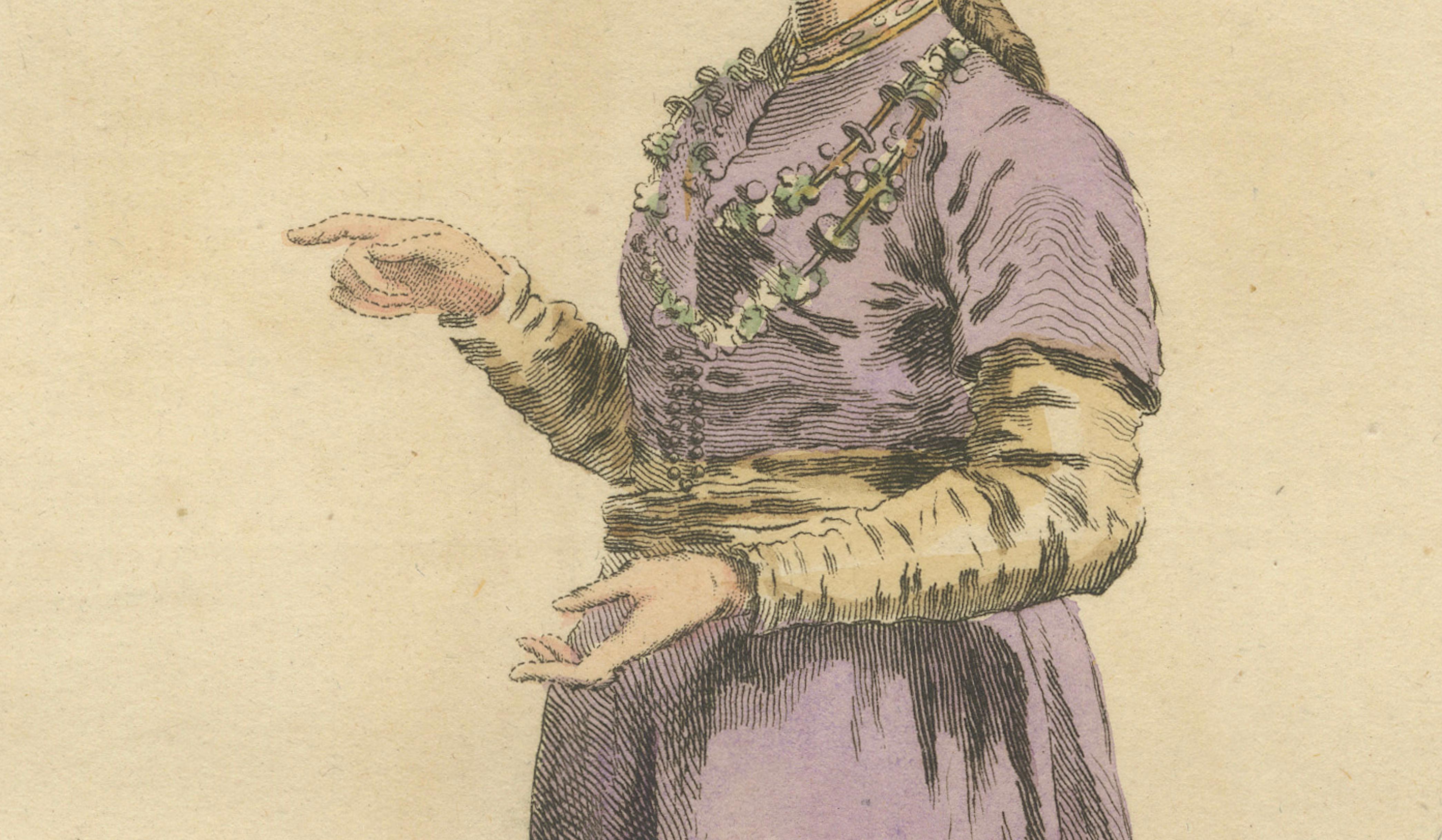 Antique Costume Print Lady of Macedonia Traditional Dress Jefferys, 1749