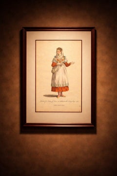 Antique Costume Print Lady of Paros Traditional Dress Jefferys, 1749