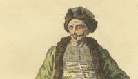 Antique Costume Print of a Gentleman of Wallachia, Engraving Jefferys, 1749, view 4