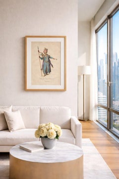 Stampa antica in costume Principe tartaro, abito esotico, Jefferys 1749