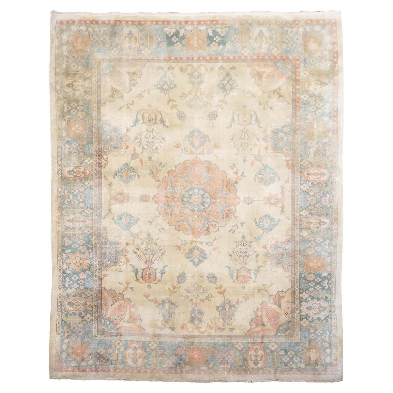 Antique Cotton Agra, Circa 1920 For Sale at 1stDibs