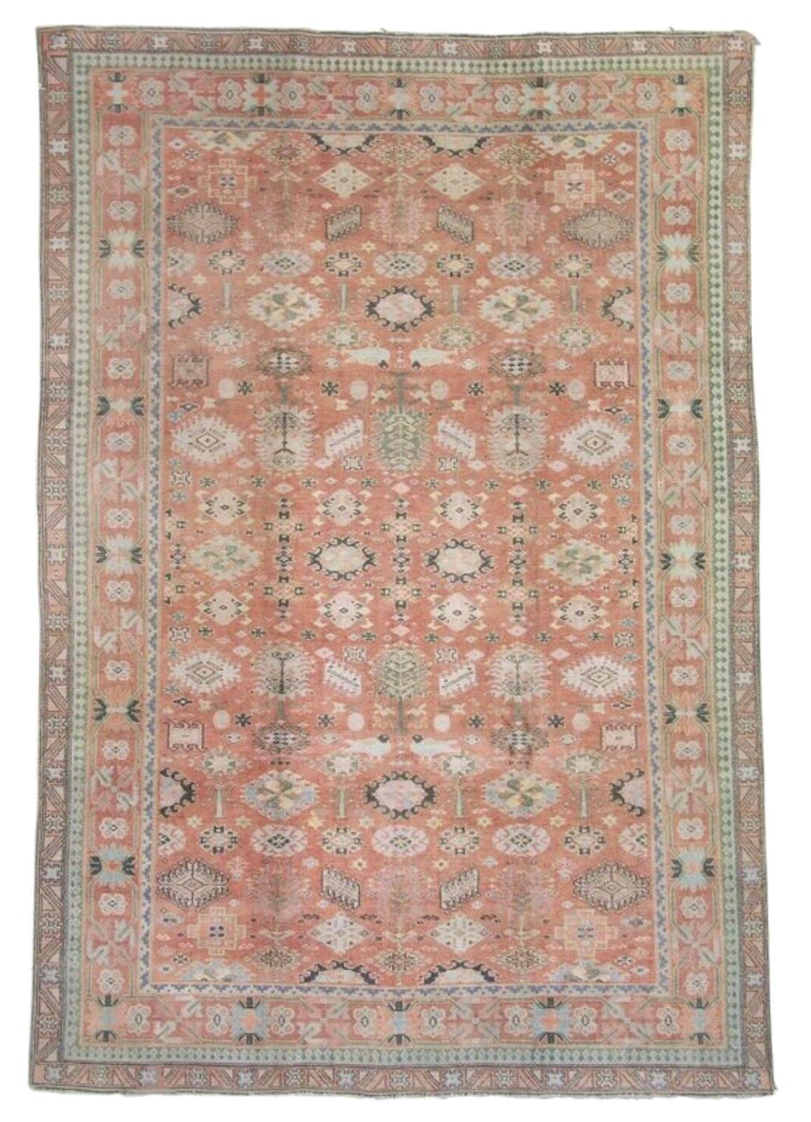 Antique Cotton Agra, circa 1920 For Sale