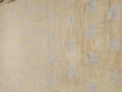 Antique Cotton Dhurrie Oversize Rug in Pastel Colors