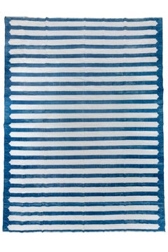 Antique Cotton Indian Dhurrie Rug Circa 1920's