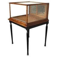 Antique Countertop Display Case on Stand