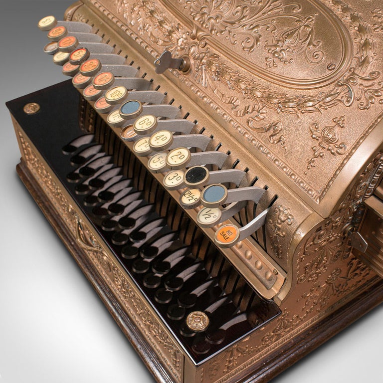 Antique Countertop National Cash Register, American, Bronze, Shop ...