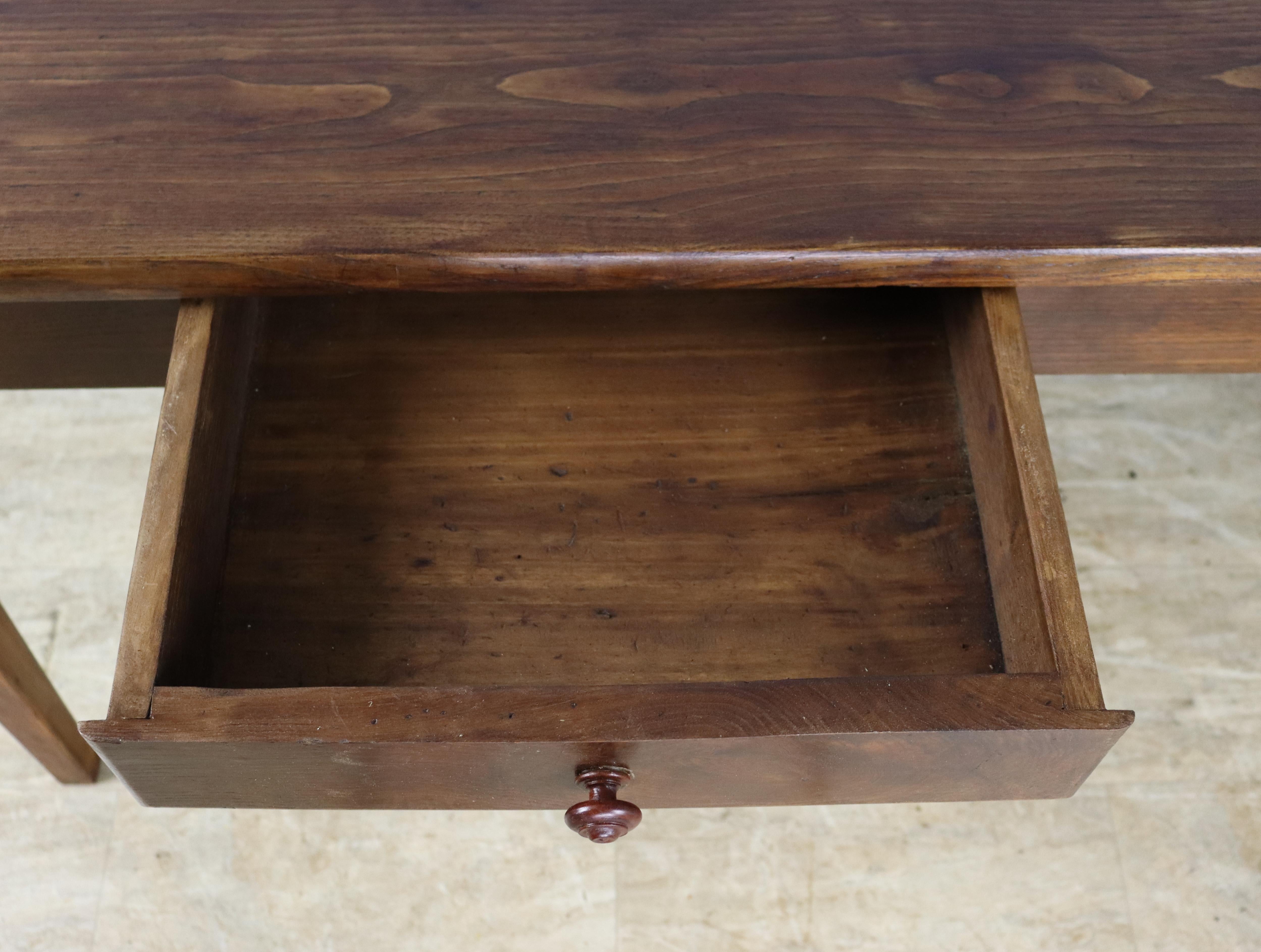 Antique Country Chestnut Farm Table 6