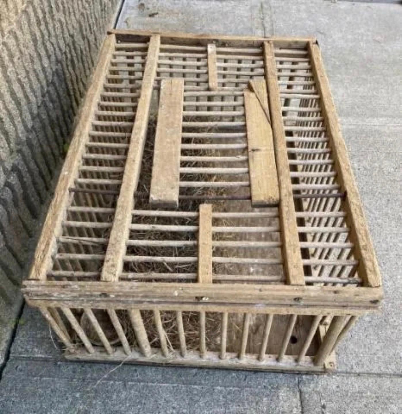 antique chicken crate
