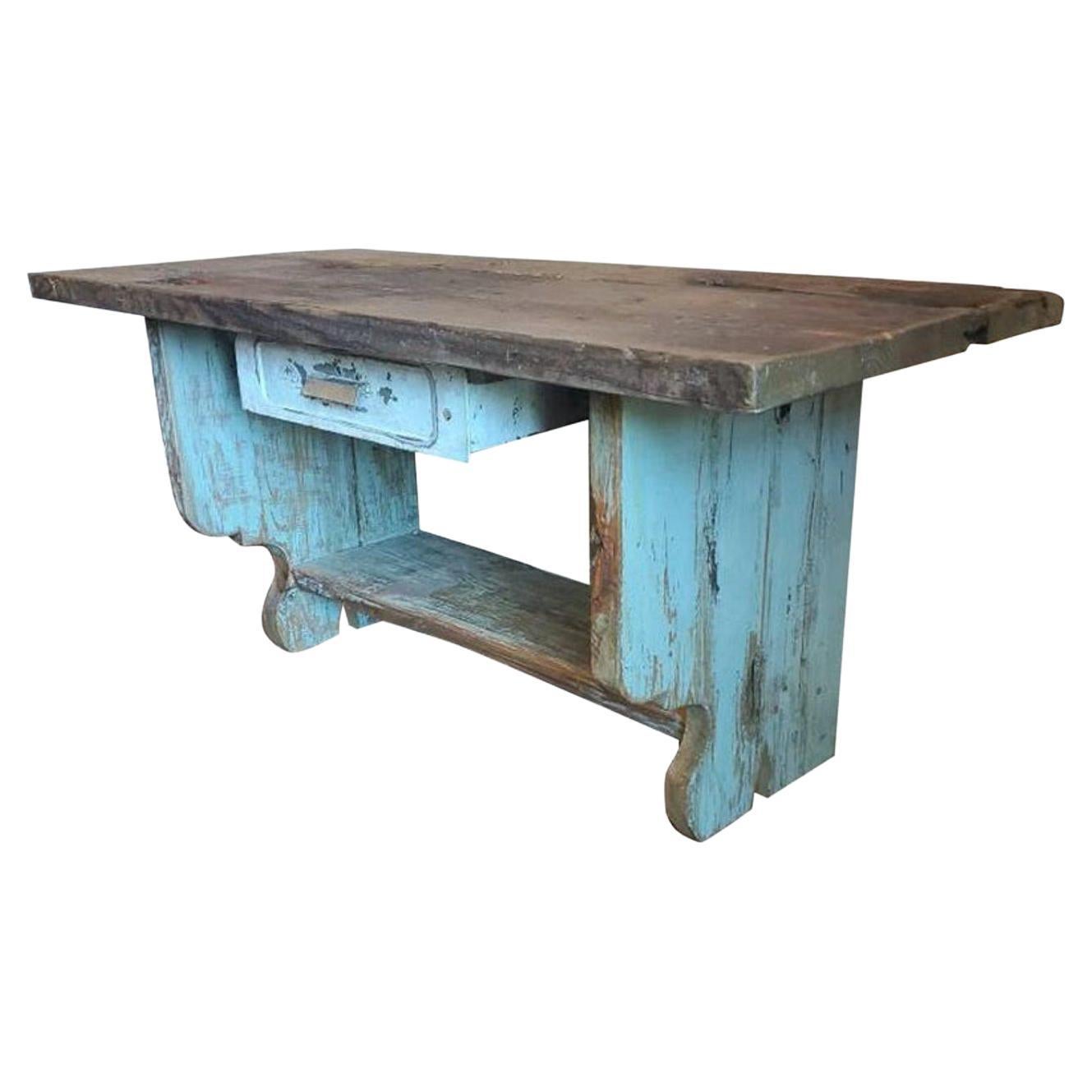 Antique Country Farmhouse Rustic Bench