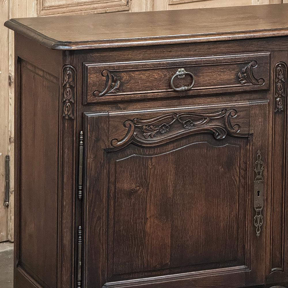 Fait main Buffet français ancien à 2 portes en vente