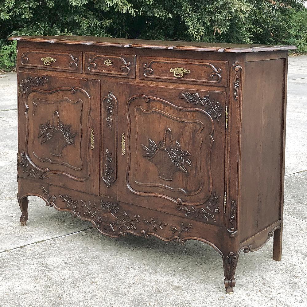 French Provincial Antique Country French Buffet