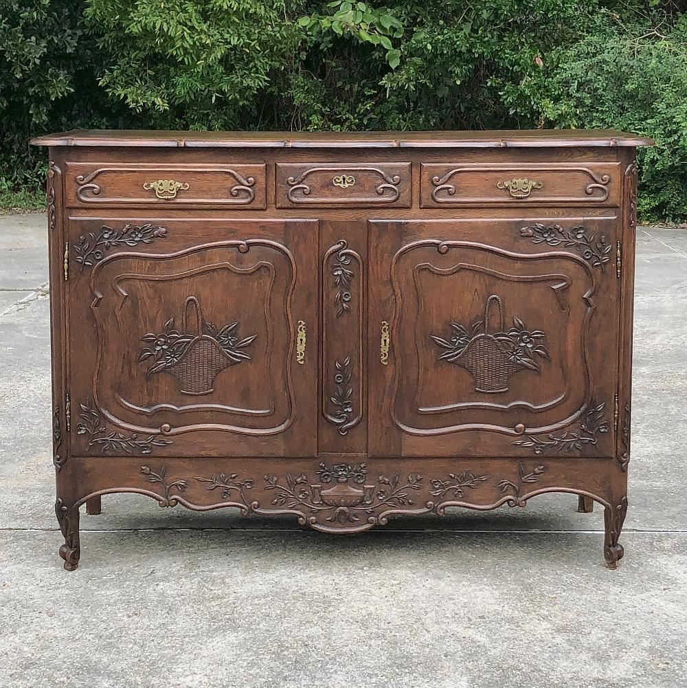 Hand-Crafted Antique Country French Buffet