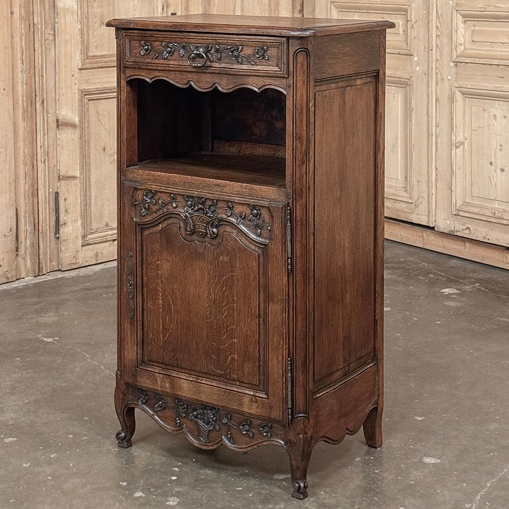 French Provincial Antique Country French Cabinet ~ Confiturier For Sale