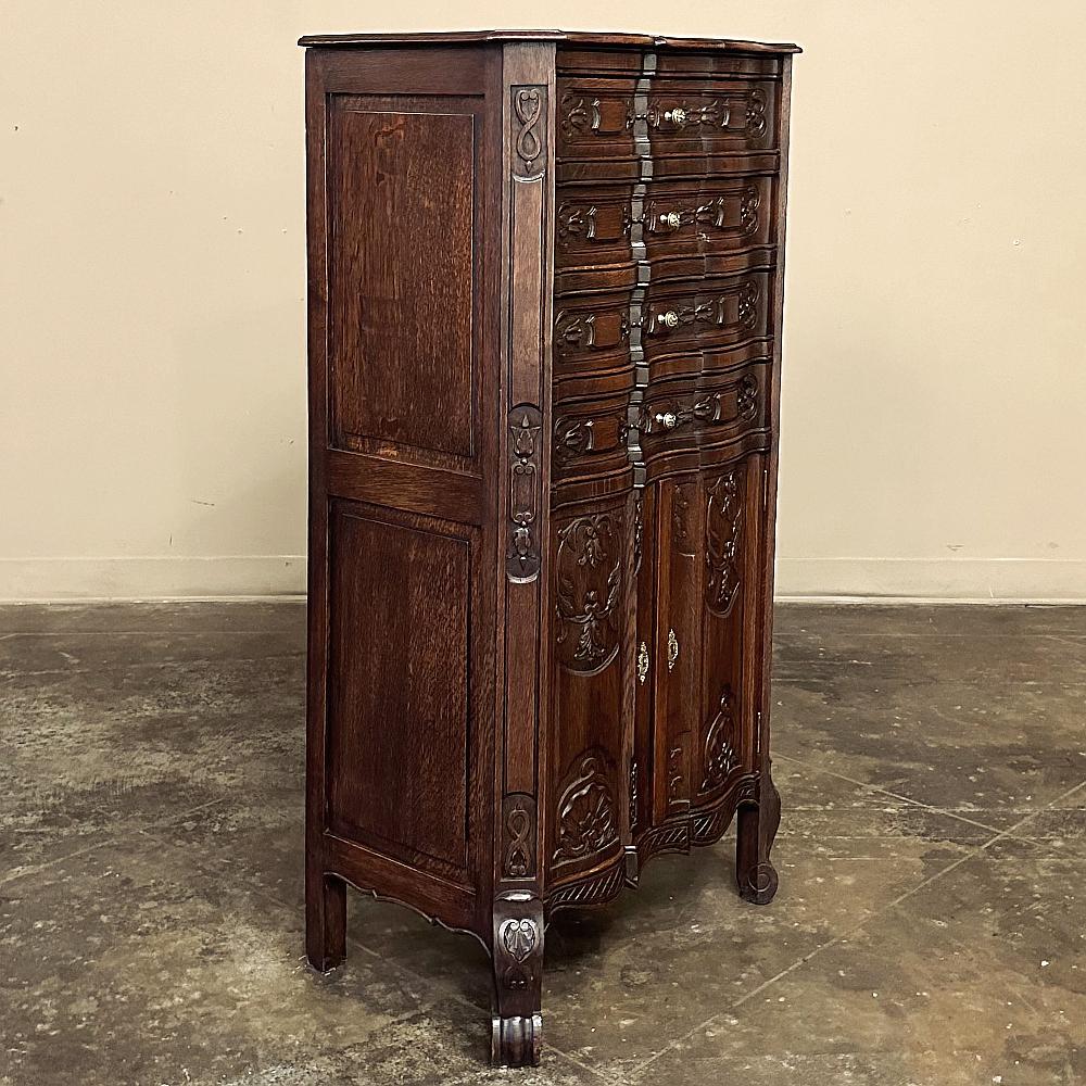 Antique Country French Chiffoniere ~ Cabinet In Good Condition For Sale In Dallas, TX