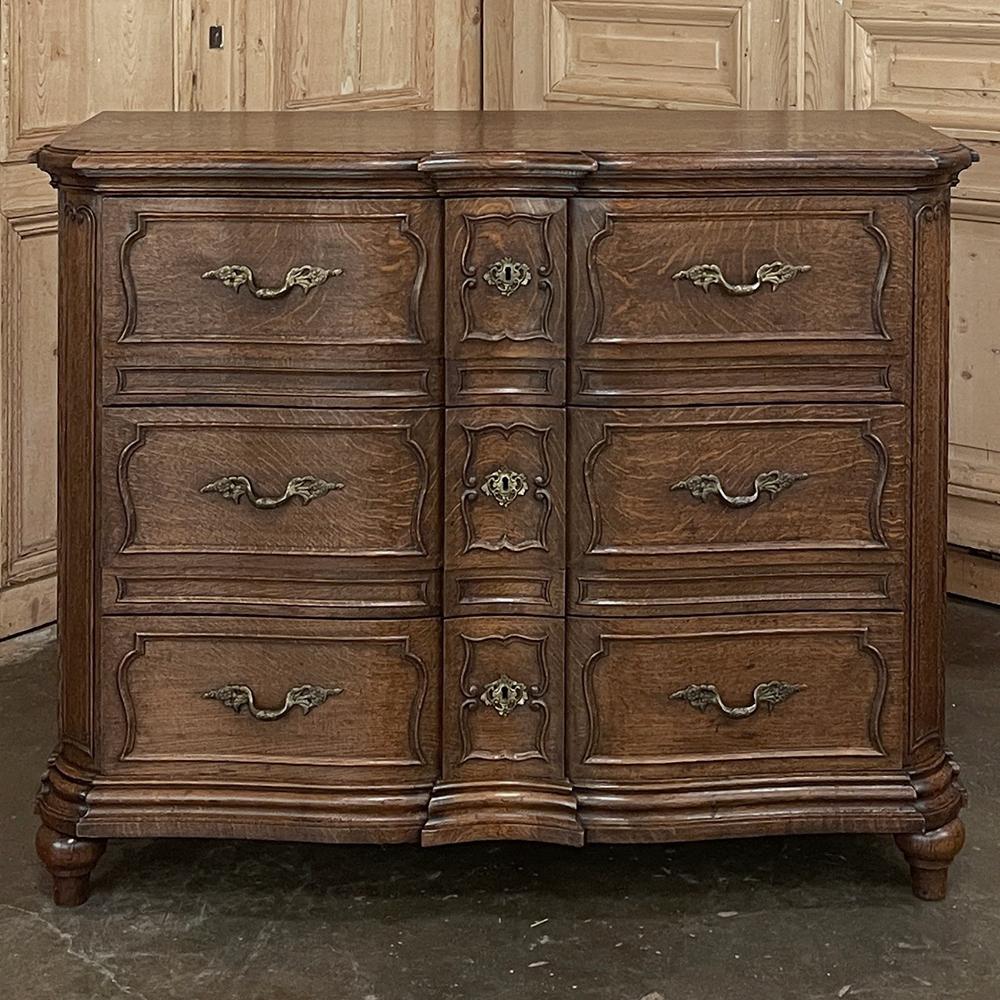 Hand-Crafted 19th Century Country French Commode ~ Chest of Drawers For Sale