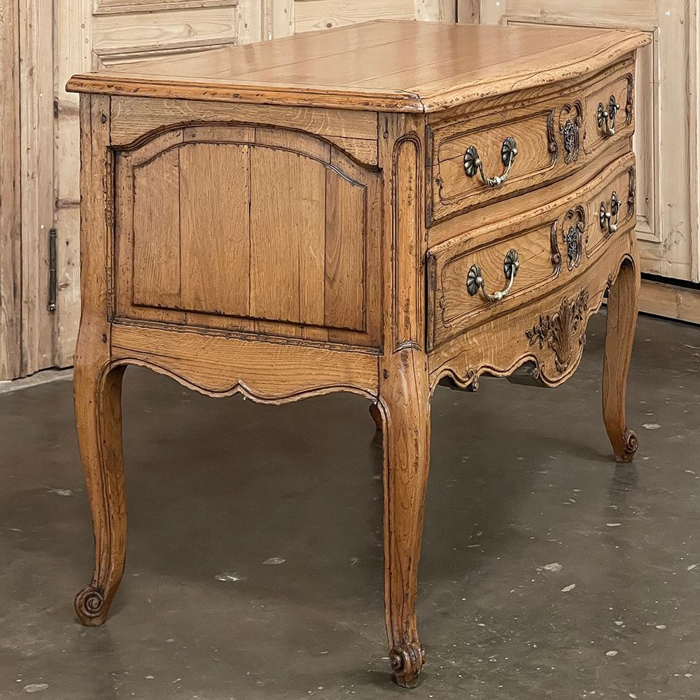 Brass Antique Country French Commode ~ Chest of Drawers For Sale