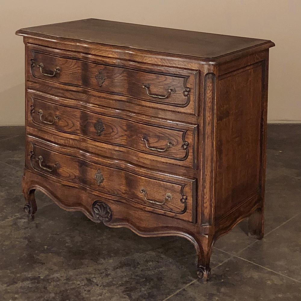 Hand-Crafted Antique Country French Commode