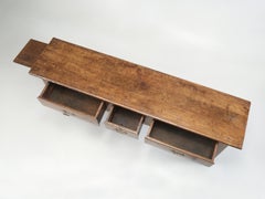 Antique French Console Table o Sofa Table del 1700 con bella patina