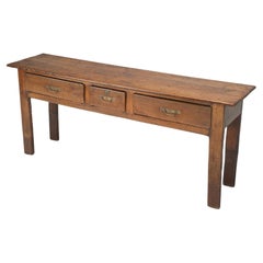 Antique Country French Console Table or Sofa Table from 1700’s Beautiful Patina