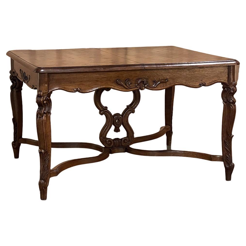 Antique Country French Dining Table, Library Table