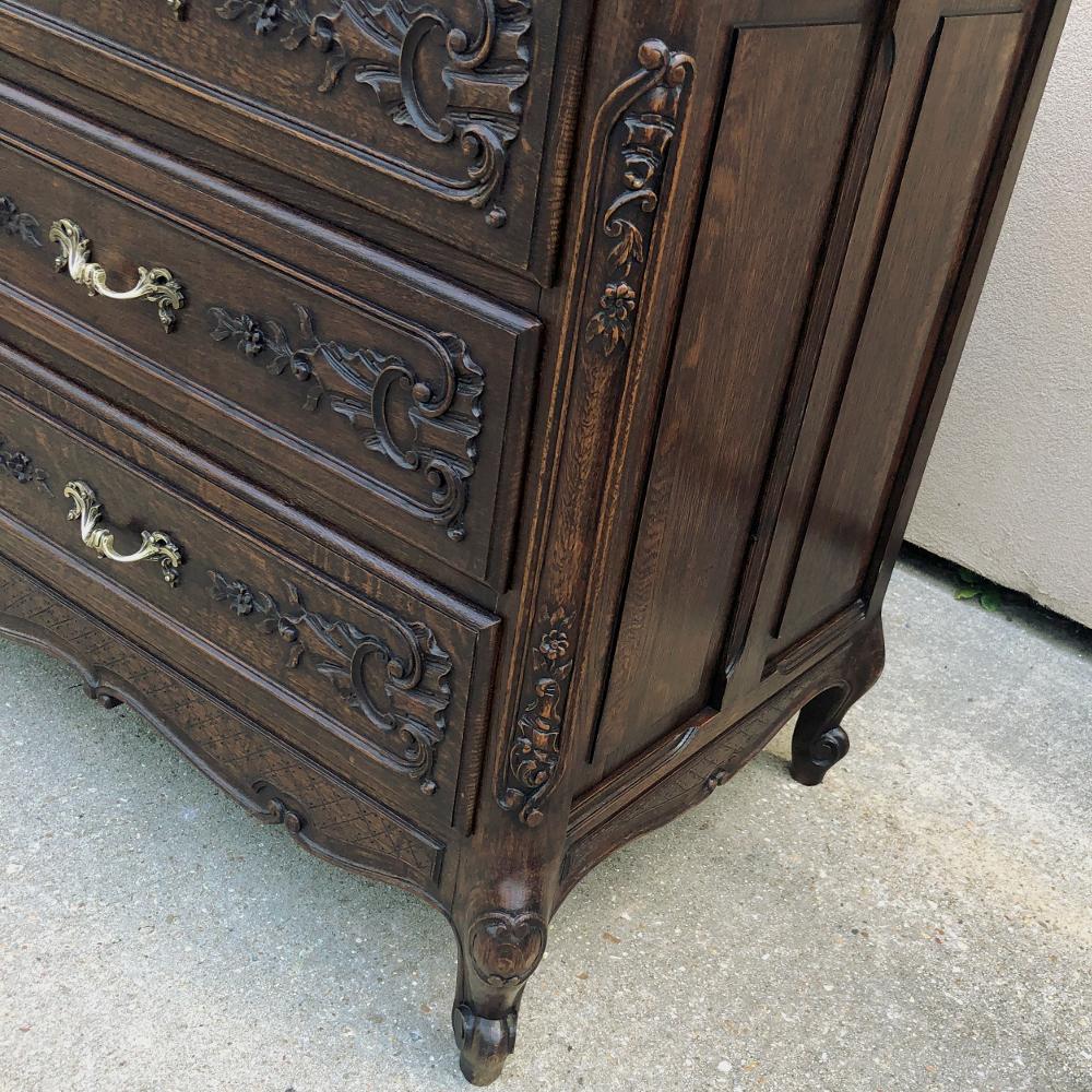 Antique Country French Double Commode For Sale 4