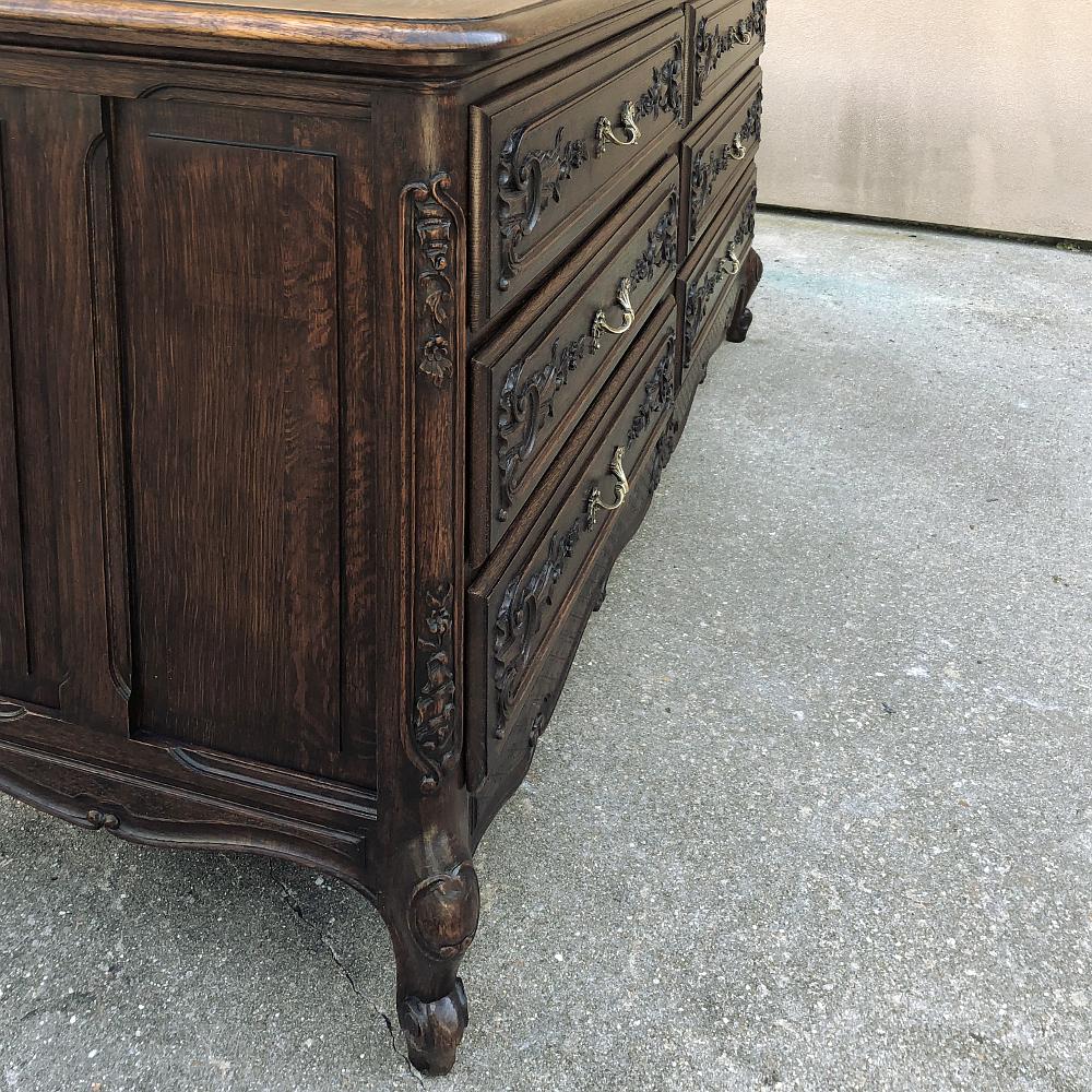 Antique Country French Double Commode For Sale 5